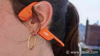 I ran with Shokz' new bone-conduction headphones and highly recommend them to marathoners