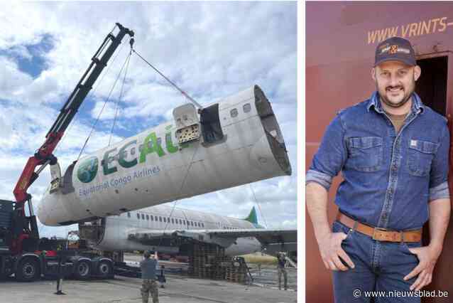 Fameuze groen-witte Boeing van failliete maatschappij na acht jaar eindelijk ontmanteld: “De cockpit gaat naar de speciale eenheden”