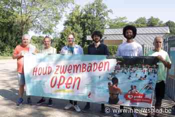 PVDA voert actie voor behoud zwembad: “Stad moet in bestuur Halve Maan komen”