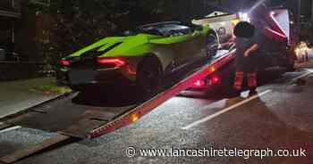 Supercar seized as police crackdown on anti-social driving