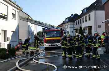 FW-DO: Brand eines Wintergartens richtet erheblichen Gebäudeschaden an
