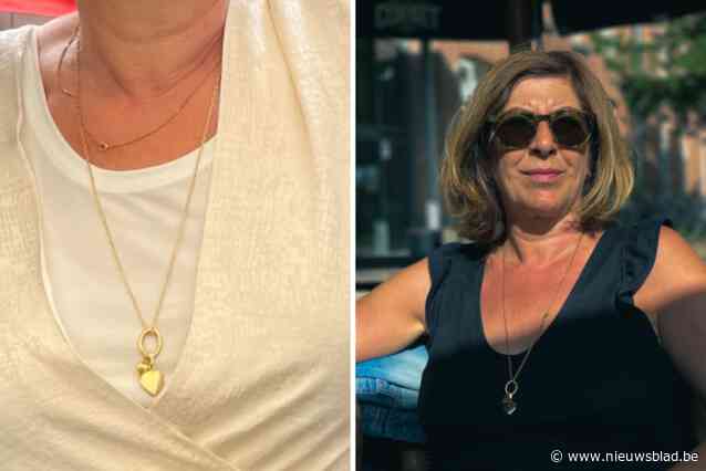 Lierse Chantal doet emotionele oproep om gouden hangertje met assen van haar vader terug te vinden: “Ik voel me verloren”