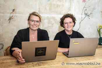 Ann en Iris zoeken steun om te schrijven en richten Schrijf!@RSL op