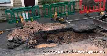 Diversion in place as United Utilities investigate ‘sink hole’ in town