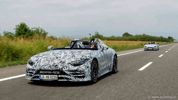 Mercedes stoomt SL zonder voorruit klaar voor productie