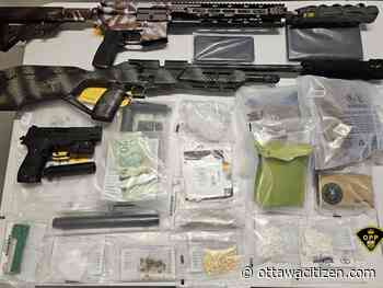 Two face list of drug, weapons charges after Renfrew arrest