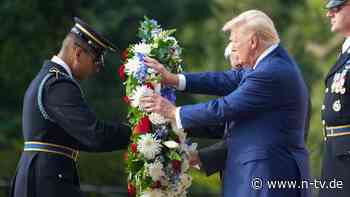 Schubsen und Beschimpfungen: Gerangel mit Trump-Referent auf US-Nationalfriedhof