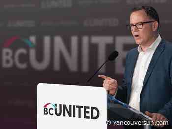BREAKING NEWS: B.C. United party is out of the race, leader Kevin Falcon suspends campaign