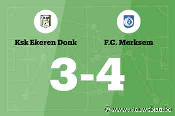 Luyten maakt twee goals voor FC Merksem B in wedstrijd tegen Ekeren Donk B