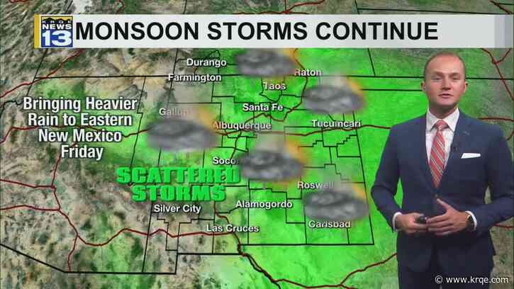 Storm chances continue through the end of this week
