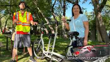 'It’s a new freedom': Custom-made bike brings new life to Sask. brain injury survivor