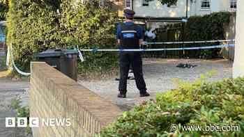 Man, 20s, in hospital after stabbing near roundabout