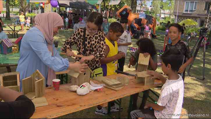 Lelystad - Knutselen en spelen op laatste dag van 'Vakantie in eigen wijk'