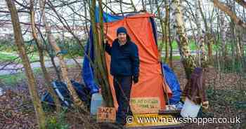 Sidcup’s Bear Grylls has found happiness living in a park tent for a year