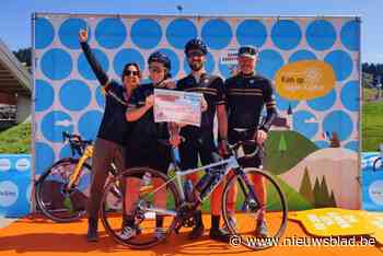 De Pullestukkers rijden col op én zamelen zo 4.000 euro in voor Kom Op Tegen Kanker