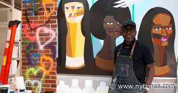 Derrick Adams Is Joyous, Political and In Conversation With the World