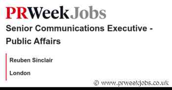 Reuben Sinclair: Senior Communications Executive - Public Affairs