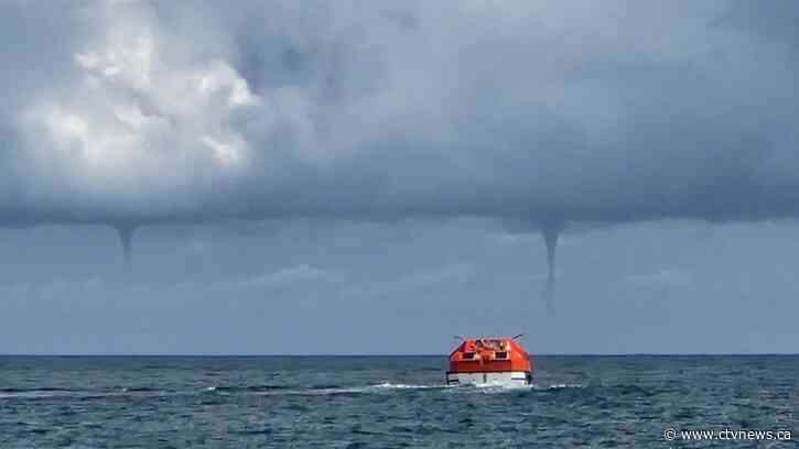 'Tornadoes over water' seen across Eastern Canada this summer