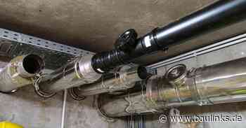 Unterirdische Heizzentrale für Wohnquartier mit Abgasanlage von Schräder