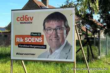 Plots twee kandidaat-burgemeesters bij CD&V: Schepen Rik Soens verrast met verkiezingsbord en droomt van sjerp