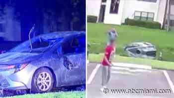 ‘Help me': Woman dies after driving car into canal in Sunrise