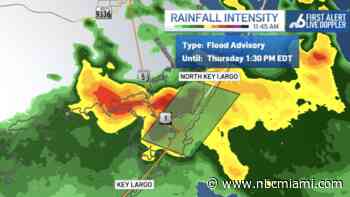 LIVE RADAR: Thursday downpours bring flood advisory