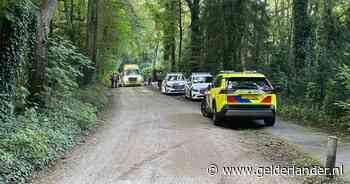 Traumahelikopter landt voor incident op fietspad in het bos: één gewonde naar het ziekenhuis