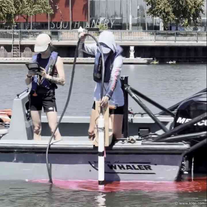 California is dyeing a lake pink. Here's why: