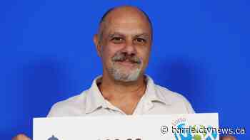 Barrie man dreams of travelling with his first big lottery win
