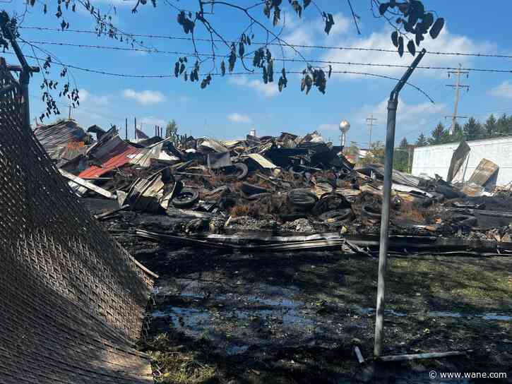 Neighbors, city officials tackle aftermath of fire at Fort Wayne tire shop