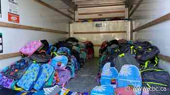 Sask. mother gives away almost 1,000 backpacks filled with supplies for kids in need