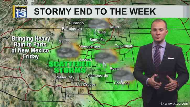 More rain Friday before drier weather returns this weekend
