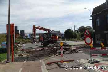 Kruispunt Singel blijft langer afgesloten: werkzaamheden nog niet klaar