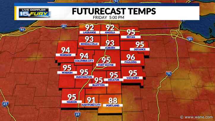 Record-breaking heat today relief is coming soon