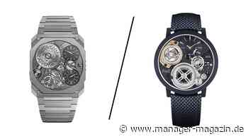 Uhren: Die neuen ultraflachen Luxusuhren von Bulgari und Piaget