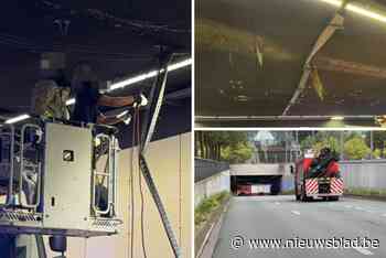 Tractor verliest lading hooi in Bolivartunnel: tunnel stadinwaarts opnieuw open