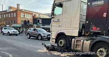 Crash between lorry and motorbike in Streatham causes rush-hour delays