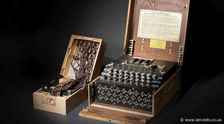 Enigma cipher machine goes on display in London