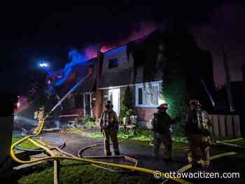 Residents displaced after three-alarm fire at Nepean townhouse complex
