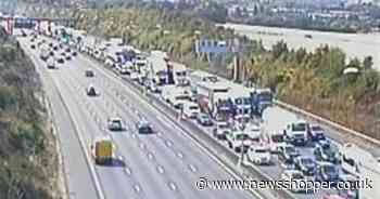 LIVE updates as lorry fire causes traffic CHAOS near Dartford Crossing