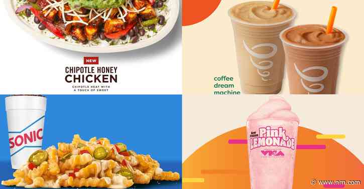 Menu Tracker: New items from Chipotle, Sonic Drive-In, and Burger King
