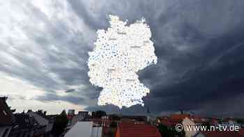 Karte zeigt krasse Unterschiede: August brachte Trockenheit und sintflutartigen Regen