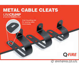 Metal Cable Cleats available from Unicrimp