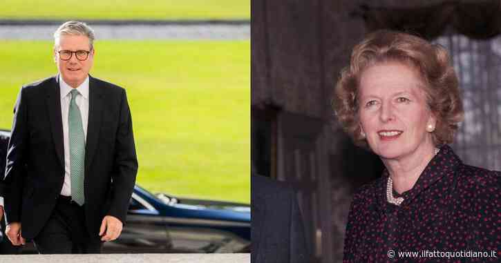 Il premier britannico Starmer toglie il ritratto della Thatcher da Downing Street: “Era un po’ inquietante”