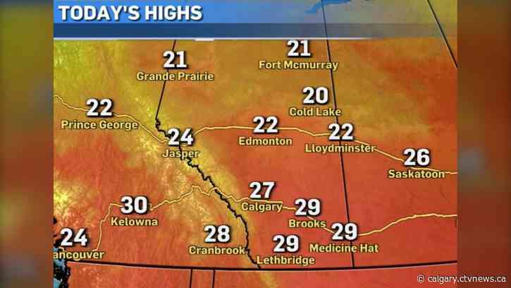 Here comes the heat: Sunny and warm long weekend forecast for Calgary