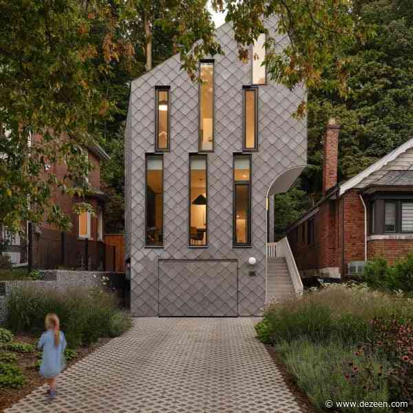 Reigo and Bauer uses diamond-shaped cladding for angular Toronto house