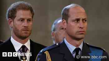 Harry and William attended uncle's memorial service