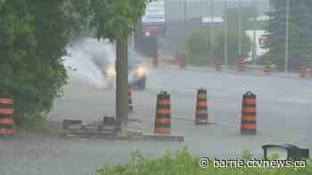 Severe thunderstorm with 90km/h winds expected for parts of Simcoe County