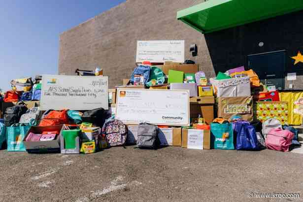 City of Albuquerque holds annual fall school supply fundraiser