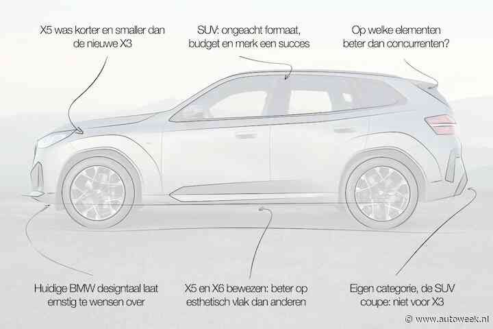 Designreview BMW X3: 'Meer van hetzelfde'